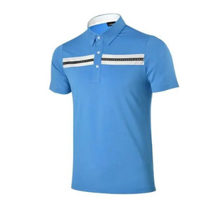 Quick Dry Men's Casual for Polo Shirt Custom <b>Logo</b> Design Work Team Sports Golf Shirt Made of Cotton/Bamboo Knitted Fabric - Product Image 3