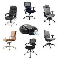 Roulette de chaise en caoutchouc de remplacement noir de 2.5 pouces roulement lisse et silencieux