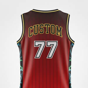 Camiseta de Baloncesto Transpirable con Estampado Personalizado para Unisex, Ropa de Equipo Personalizada, Camiseta de Malla de Secado Rápido para Competición - Product Image 6