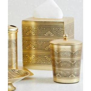 กล่องทิชชู่โลหะสีทองพร้อมฝาหินอ่อนสำหรับงานแต่งงานงานปาร์ตี้กล่องเก็บทิชชู่อุปกรณ์เสริมผ้าเช็ดปาก - Product Image 4