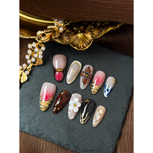 Calcomanías Elegantes para Uñas con Diseño de Arte Barroco - Product Image 4