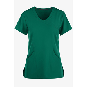 Ensembles de gommage de marque privée uniforme pour femmes col en V Logo personnalisé tailles couleurs Design hôpital médical vente en gros ensemble de gommage à bas prix - Product Image 5