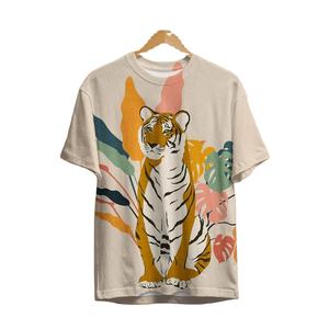 Camiseta de Algodón para Mujeres Adolescentes, Estampado Personalizado, Estilo Urbano, Gráficos y Logotipos, 160/200 Gramos, Tejido Elástico, Sexy, OEM/ODM - Product Image 3