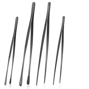 Kit de placage de chef professionnel de haute qualité pinces à épiler spatule en acier inoxydable décalé avec Logo personnalisé - Product Image 5