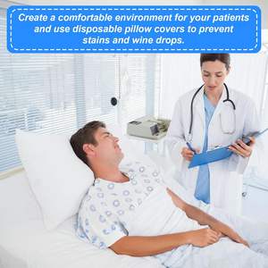 Funda de almohada de tela no tejida 100% PP, funda de almohada desechable no tejida para masaje - Product Image 3