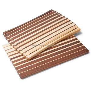 Lo último en tablas de cortar de diseño Hogar y naturaleza uso Multicolor tabla de cortar cocina bloques de cortar de madera tema Natural - Product Image 4