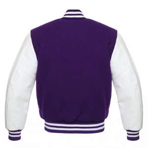 Chaqueta de tarifa VarsityWholesale de relleno de invierno para hombre, chaqueta con letras personalizadas de fábrica, chaquetas Varsity Bomber Letterman con bordado - Product Image 2