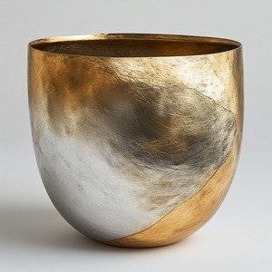 Jardinière industrielle de luxe à deux tons, parfaite pour les maisons modernes et les plantes surélevées - Product Image 4