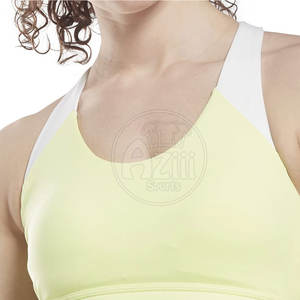 Meilleures ventes à bas prix Soutien-gorge de sport de yoga grande taille pour femmes à soutien élevé Respirant Logo avant à séchage rapide pour adultes - Product Image 4