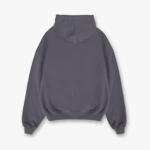 Sudadera con capucha de algodón de moda atlética para hombre, sudadera deportiva personalizada con Color sólido, jersey de lana de manga corta, talla XS de invierno - Product Image 6