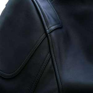 Chaqueta de Cuero para Motociclista con Cierre, Talla Grande, Precio al por Mayor, Nuevo Modelo, Informal, a la Moda, Chaquetas de Cuero Lisas para Hombre - Product Image 5