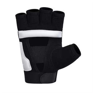 Gants d'entraînement MMA en cuir avec poignées, sangle de poignet réglable et caractéristiques antidérapantes pour hommes - Product Image 4