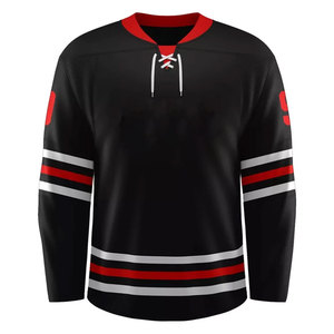Ensemble de vêtements de sport pour hockey sur glace unisexe personnalisé 2024, jersey de haute qualité en coton, impression par transfert thermique, nom d'équipe personnalisé, adultes, tous les âges - Product Image 1