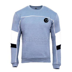 Conjunto de chándal de hombre pesado personalizado, conjunto de 2 piezas con cuello redondo, patrón sólido, 100% algodón, tela GSM 550 de alta calidad - Product Image 2