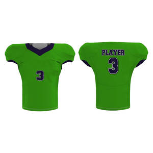 Jersey cosido de fútbol americano para hombre, uniforme de equipo azul, fabricante de ropa deportiva hecho a medida en Pakistán - Product Image 4