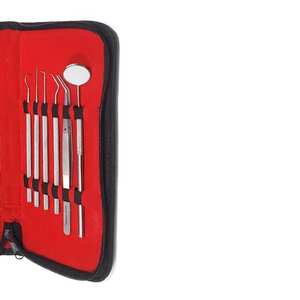 SURGINEXA Kit d'instruments dentaires professionnels en acier allemand, 12 pièces, comprenant un cure-dent, un scalpel, un miroir - Product Image 4