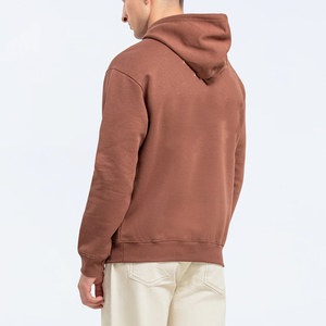 Sudadera con Capucha Corta de Algodón y Poliéster Premium para Hombre, Corte Regular, Estilo Deportivo, Color Liso, con Logotipo Personalizado, Teñido Liso, Venta al por Mayor - Product Image 2