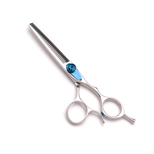 Vente en gros de ciseaux amincissants métal finition acier, coupe de cheveux polonaise ciseaux amincissants ciseaux de salon de coiffure avec vis réglable - Product Image 1