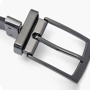 Cinturón de cuero para hombre, diseño elegante, cinturón de cuero de larga duración, adecuado para atuendos formales e informales - Product Image 4