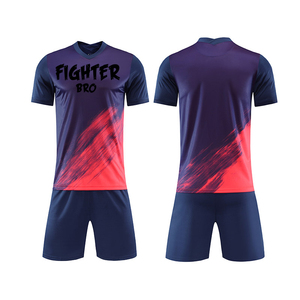 Conjunto de ropa de uniforme de fútbol de alta calidad/kits de fútbol de equipo uniformes de fútbol sublimados de secado rápido con logotipo personalizado - Product Image 3