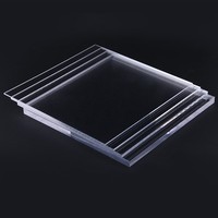Feuilles acryliques transparentes de haute qualité traitement de coupe personnalisé disponible pour les projets de bricolage artisanat feuilles de plastique colorées transparentes
