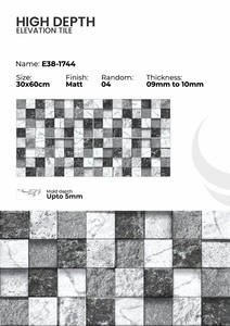 กระเบื้องพอร์ซเลนสำหรับผนังภายนอก ขนาด 300x600 มม. รุ่น Exterior Series - Product Image 2