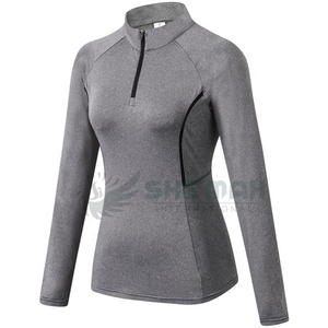 Camiseta de Compresión Duradera para Mujer, para Montar a Caballo, con Cierre de Broches Profesional, Capa Base Térmica, Spandex, Poliéster, Cómoda para Equitación - Product Image 2
