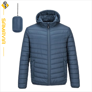 Veste d'extérieur légère pour homme Veste d'hiver matelassée chaude Manteau coupe-vent Veste d'extérieur prête à être expédiée - Product Image 1