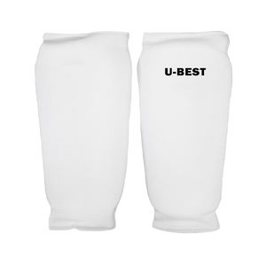 Espinilleras Blancas Estilo Karate U-best Modelo 503 para Accesorios de Ropa de Artes Marciales - Product Image 1