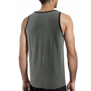 Camiseta de algodón para correr con logotipo personalizado al por mayor, camisetas atléticas musculares, ropa deportiva sin mangas, camisetas sin mangas para entrenamiento y gimnasio para hombre - Product Image 2