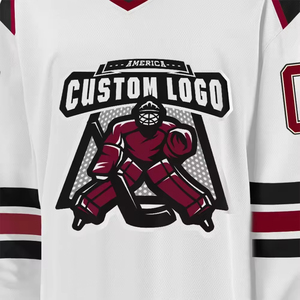 เสื้อฮอกกี้น้ำแข็งแบบมีรูระบายอากาศปักลายตามสั่ง THT WEARS ปี 2025 ขายส่ง ผลิตจากโพลีเอสเตอร์ 100% ผู้ผลิตชุดยูนิฟอร์ม - Product Image 3