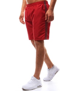 Pantalones cortos de gimnasio con logotipo personalizado para correr, entrenamiento de sudor, entrenamiento, Fitness, deportes atléticos, poliéster, pantalones cortos informales para gimnasio para hombre - Product Image 3