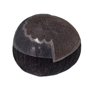 Perruque en cheveux humains Q6 Yaki, toupet pour homme, cheveux vierges Remy, trame simple, Bangladash Naturalizer Curl Bonnet, extension de cheveux Remi - Product Image 4