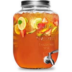 Dispenser per Bevande in Vetro e Acciaio Inossidabile - Product Image 1