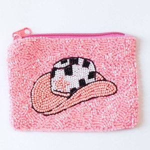 Nouveau modèle de pochette à main perle de rocaille brodée perlée porte-monnaie fait main avec couleur personnalisée pour femme et fille - Product Image 2