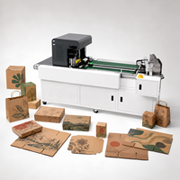 Impresora Digital de Cartón Corrugado de Una Sola Pasada para Bolsas de Papel Kraft, Cajas de Envío, Diseño Personalizado, Máquina de Impresión Ideal para Pequeñas Empresas