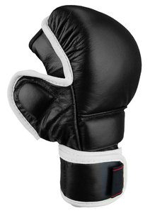Gants de boxe thaïlandais en cuir avec logo brodé sur mesure Meilleur produit Gants de boxe pour l'entraînement de boxe Mma - Product Image 6