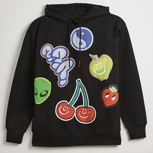 Algodón grueso de alta calidad 2025 básico impreso en blanco, sudaderas con capucha de gran tamaño de mezcla de algodón sudaderas con capucha de hombre impresas de talla grande personalizadas - Product Image 3