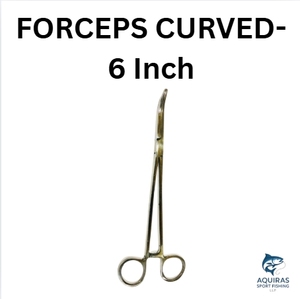 Durable 6-Inch Curved Stainless Steel <b>Fishing</b> Pliers Forceps for Easy Hook Removal Small Tackle Handling Essential <b>Fishing</b> <b>Tools</b> - Product Image 2
