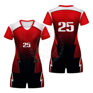 Uniformes de Voleibol de Poliéster 100% de Alta Calidad y Color Personalizado para Adultos, Fabricación en Fábrica, Ropa Deportiva - Product Image 1