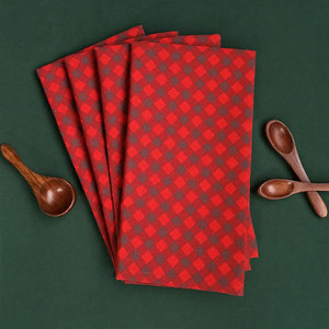 Serviettes à vaisselle 100% coton pur avec impressions personnalisées, serviettes à vaisselle brodées, exportateur Inde - Product Image 2