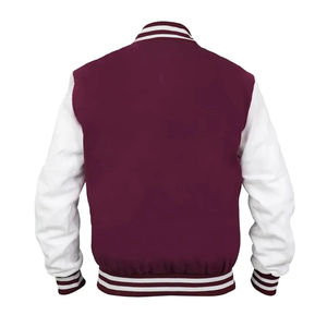 Meilleure qualité College Varsity Veste pour hommes Doux Confortable Respirant Tissu 100% Coton Dernière conception Baseball Varsity Veste - Product Image 5