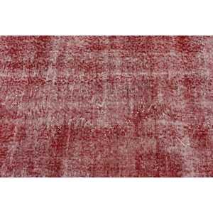 3.3x9.7 ft Turkish Rug, <b>Red</b> Plants & trees Vintage Rug <b>Wool</b> - Product Image 5