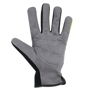 ถุงมือนิรภัยสำหรับงานอุตสาหกรรมทนทานป้องกันการลื่นอุปกรณ์ป้องกันการก่อสร้างเครื่องมือช่างพร้อมซับผ้าฝ้ายโพลีเอสเตอร์สำหรับการขับขี่ - Product Image 3