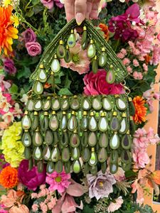 Sac de soirée de luxe 2026, nouvelle collection, pochette ornée de cristaux, en soie et tissu, avec nouveau motif, sac à main tendance, offre spéciale - Product Image 5