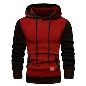 เสื้อฮู้ดขนแกะแบบมี2025สำหรับผู้ชายเสื้อฮู้ดน้ำหนักเบาออกแบบโลโก้ได้ตามต้องการ - Product Image 1