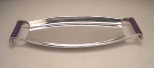 Diseño atractivo Esquinas de hoja de calidad duradera Atractiva bandeja de aluminio para servir Bandeja de servicio de alta calidad hecha a mano - Product Image 4