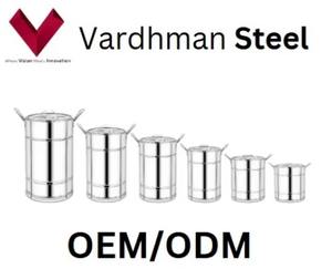 Marmite en acier inoxydable 20LTR de haute qualité casserole de chauffe-plats de grande taille prix fiable soupe et marmite pour la cuisson - Product Image 1