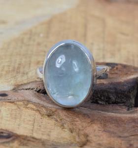 Sólido 925 plata esterlina Color verde aguamarina Natural piedra preciosa anillo hecho a mano joyería plata esterlina 925 anillo estampado joyería - Product Image 4