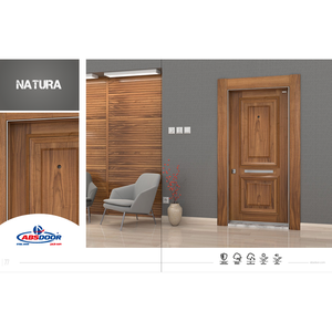 Porte d'entrée intérieure en acier premium ABSDOOR NATURA, design esthétique, économie d'énergie, isolation phonique, anti-effraction, cloison manuelle - Product Image 2